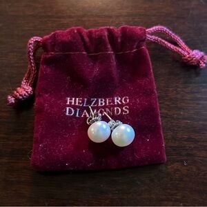 Helzberg diamonds pearl earrings
